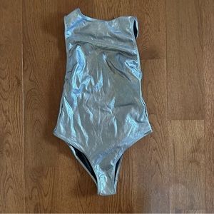 Prism Metallic One-Piece Low Back Swimsuit